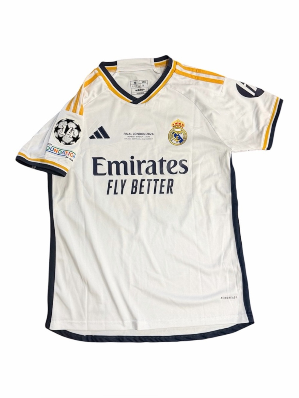 23/24 Real Madrid Champions league final kit. Toni Kroos soccer football jersey